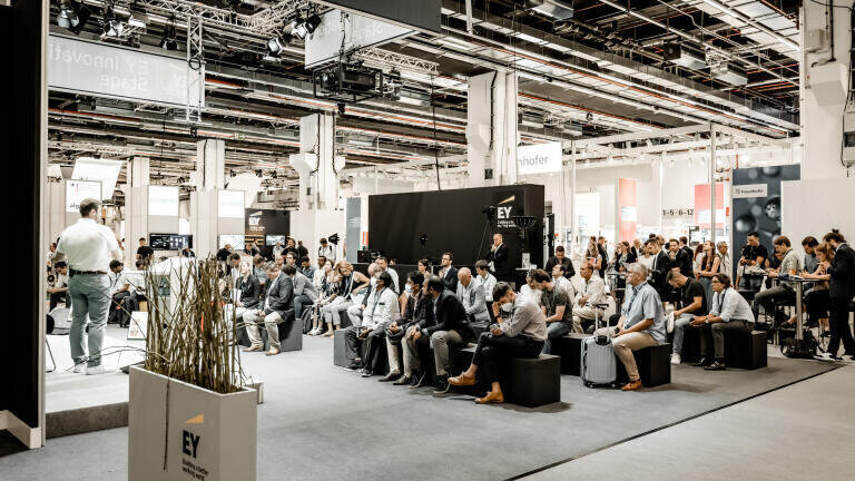 The Innovation Stages will highlight production challenges, and solutions. © ACHEMA