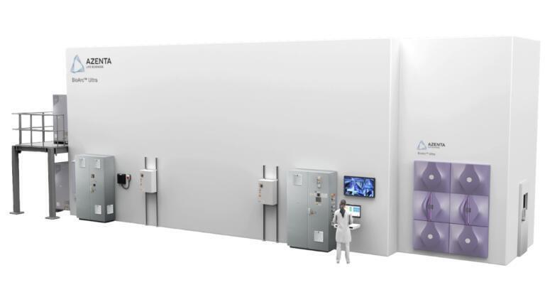 Eco-friendly -80°C automated sample storage system