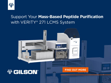 LCMS system supports mass-based peptide purification