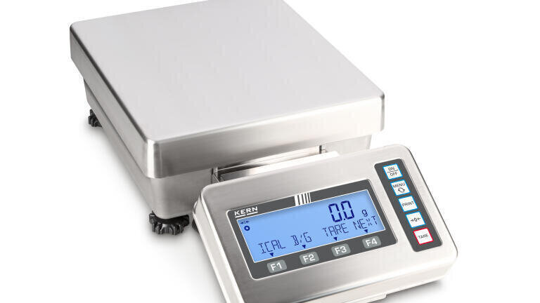 High-capacity precision balance with password protection