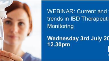 Free webinar on current and future trends in TDM for IBD management
