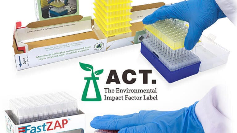 Eco-friendly pipette tips achieve ACT environmental certification