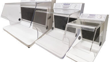 Ductless workstations for fume control