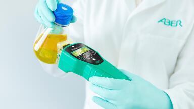 NEW OPTURA®PALM® handheld contactless biomass sensor from Aber offers accurate cell density measurement in seconds without sampling