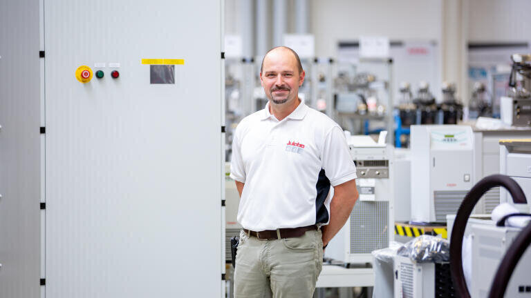 Manfred Reichenbach, Head of Julabo's Business Unit Solutions.