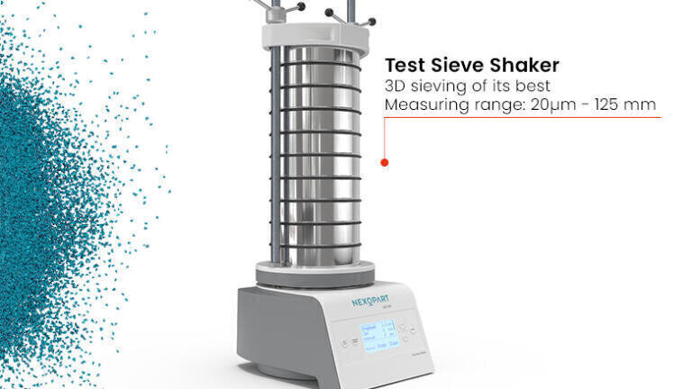Precision, function and reliability - the modern and easy-to-operate EML 200 test sieve shaker