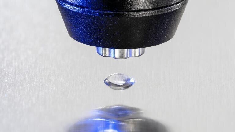 New Stood-up Drop method unlocks dewetting for surface QC
