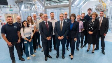 Critical role of cryogenics highlighted on Prime Ministers visit to Daresbury
