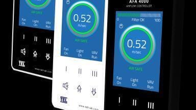 Airflow controller and monitors with integrated gas sensor promote lab safety