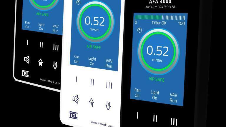 Airflow controller and monitors with integrated gas sensor promote lab safety