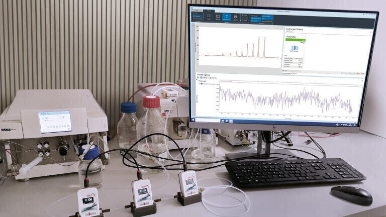 Real-time HPLC monitoring system