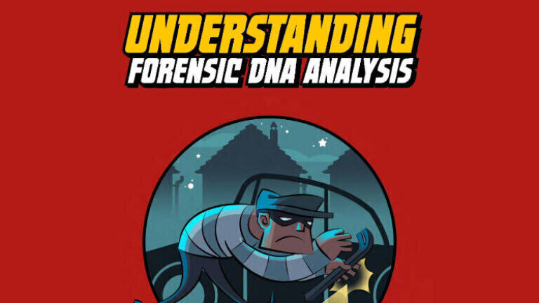 Explaining forensics science to jurors in the courtroom with science comics