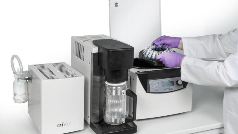 Maximising efficiency in sample preparation with miVac