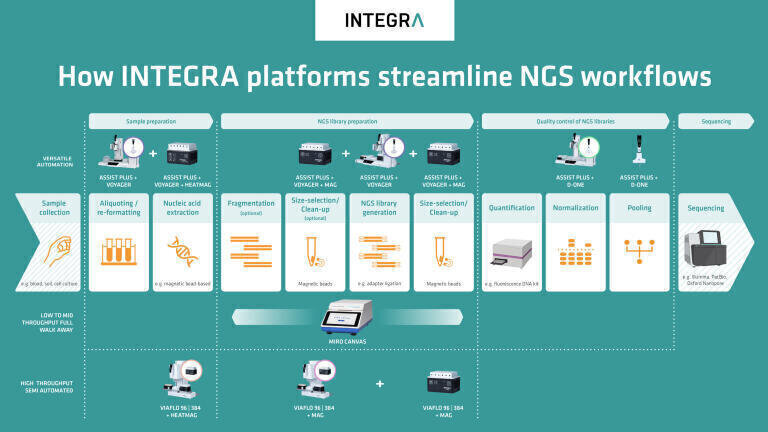 Streamlining NGS workflows with liquid handling solutions