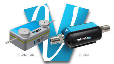 Comparing clamp-on and in-line ultrasonic flow meters