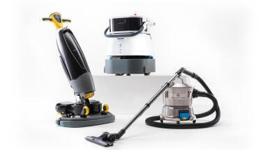 Battery-powered cleaning for cleanroom contamination control