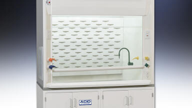 High-performance composite fume hoods