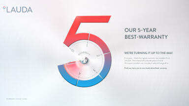 Five-year warranty for constant temperature equipment