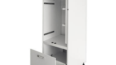  Customised HPLC storage cabinet with integrated waste management