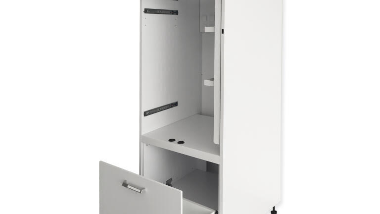 Customised HPLC storage cabinet with integrated waste management
