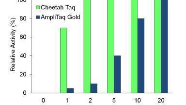 Tailored Taq polymerases for qPCR and NGS-based protein assays