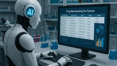‘AI scientist’ used to identify non-cancer drug combinations that show promise in treating cancer cells
