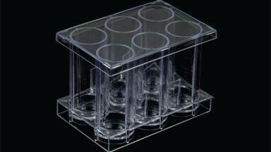 Scalable 6-well cell culture and filtration system for small molecule development