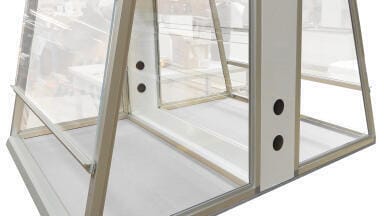 Dual-access balance enclosure 