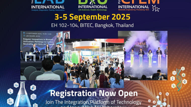 Pre-registration now open for Thailand LAB INTERNATIONAL 2025