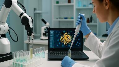 Self-driving lab combines AI and robotics to improve enzyme performance