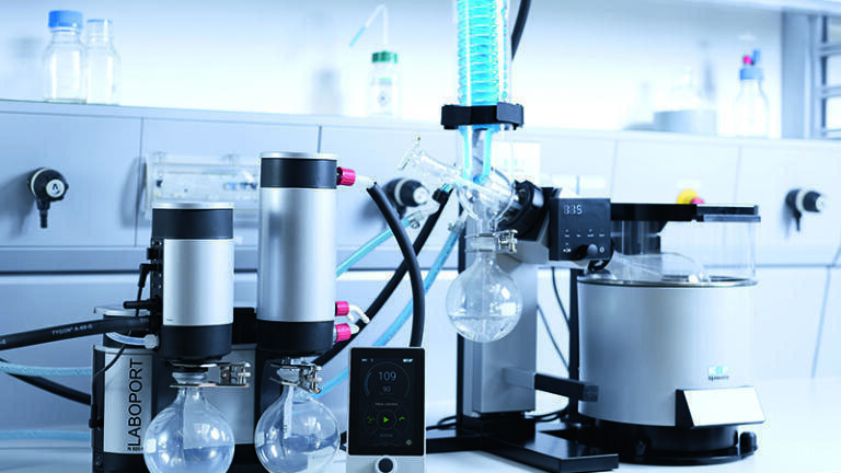 LABOPORT® vacuum systems operate oil- and leakage-free and run very quiet. Their ergonomic and innovative design is space-saving and at the same time practical and user-friendly.
Credit KNF