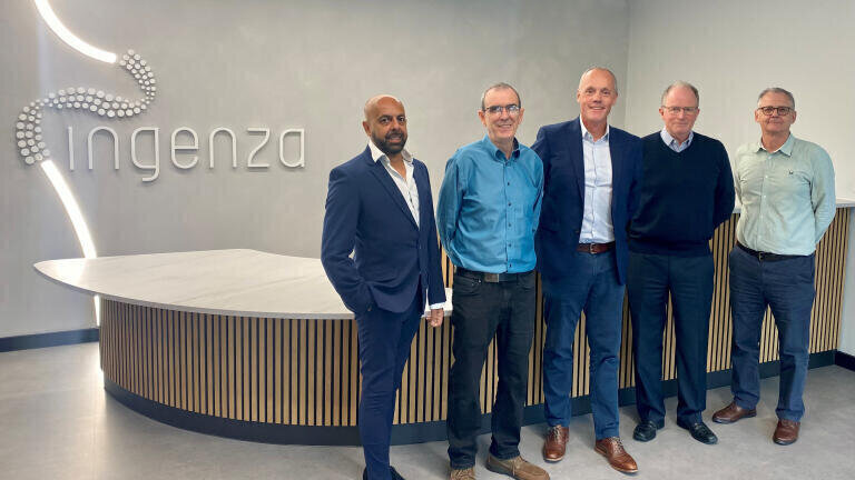 The Board of Directors at Ingenza welcome Nick Challoner as their new CEO. Credit Ingenza