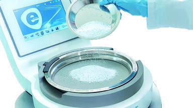 NEXOPART e200 LS air jet sieving machine: Precise bulk material analysis with efficiency and convenience