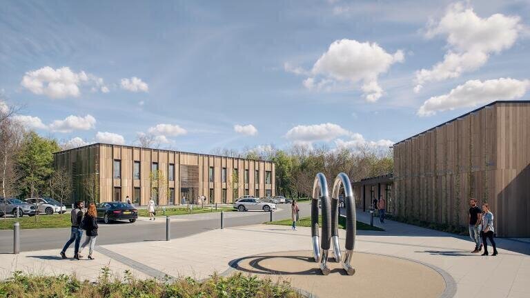 The Aspen Building at Oxford Trust’s Wood Centre for Innovation (CGI).