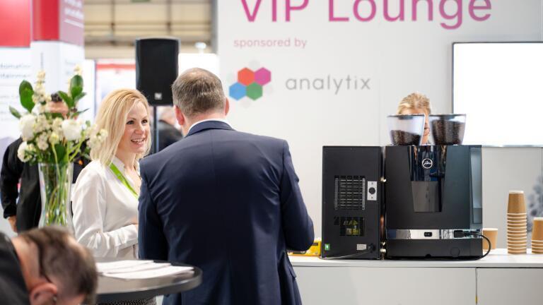 Enjoy networking drinks, competitions, and exclusive connections in the VIP lounge. Credit: Lab Innovations