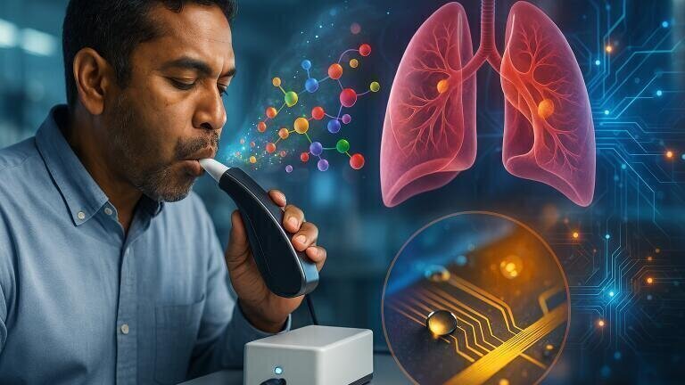 UT Dallas-developed AI-powered breath sensor shows promise for early lung, oesophageal cancer detection