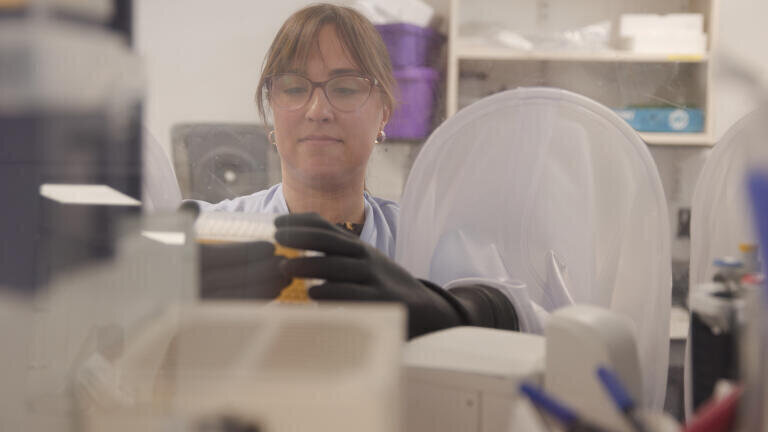 Roux was surprised to find that many industrial chemicals we're regularly in contact with affect human gut bacteria, even though they weren’t previously thought to affect living organisms at all. Credit: Jonathan Settle/University of Cambridge