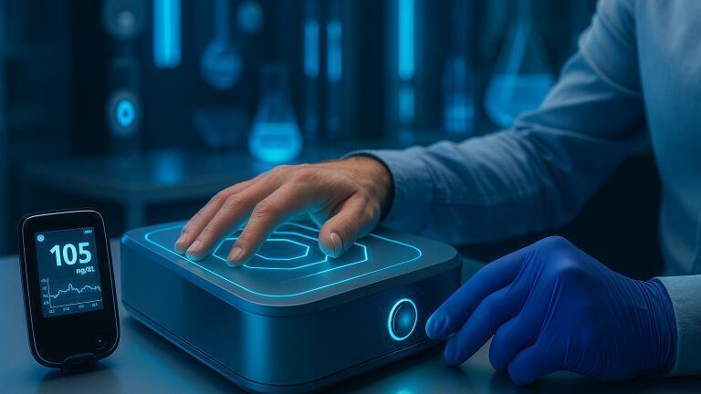 Raman spectroscopy enables noninvasive blood glucose monitoring in compact MIT device