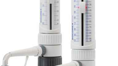 Bottle-top dispensers for precision liquid dispensing