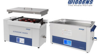 Fast ultrasonic laboratory cleaning