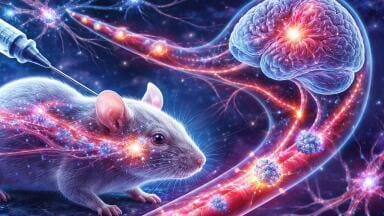 Nanomaterial injected into brain after stroke gives protection for reperfusion