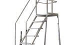 Upgraded mobile safety steps meet BS EN 131-7 standard