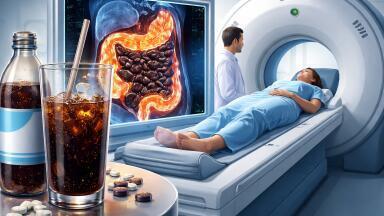 Dark oral contrast agent improves CT detection of bowel disease in pilot study