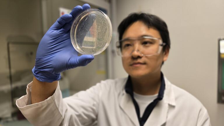 After leaving the Gerdt Lab for a post-doctoral position at the Swiss Federal Technology Institute of Lausanne, Zhiyu Zang decided to focus on the human immune system. Photo courtesy Zhiyu Zang. Credit: Zhiyu Zang