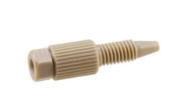 HPLC PEEK connector fitting for reliable high pressure connections
