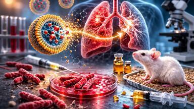 Iron-based nanoparticle candidate drug eliminates tuberculosis from mice lungs after 30-day treatment