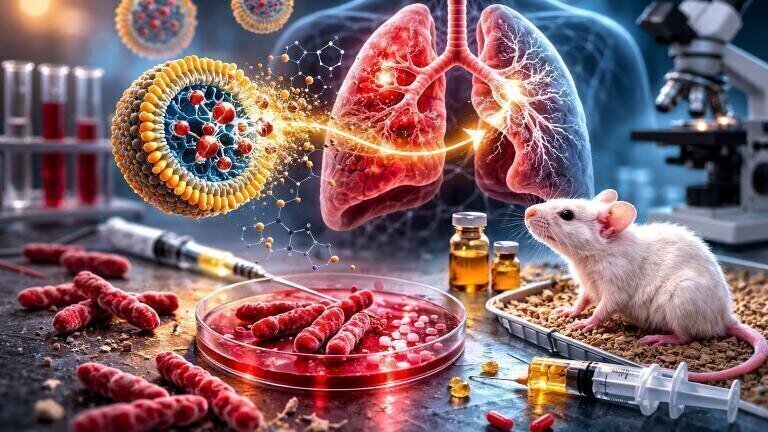 Iron-based nanoparticle candidate drug eliminates tuberculosis from mice lungs after 30-day treatment