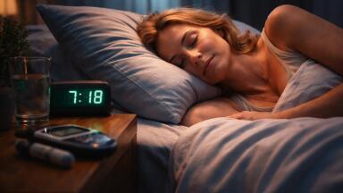 Sleep time of seven hours and 18 minutes is linked to lower risk of pre-diabetes