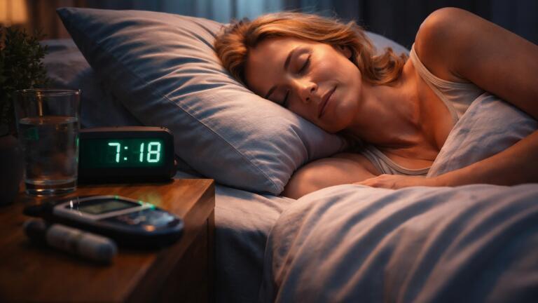 Sleep time of seven hours and 18 minutes is linked to lower risk of pre-diabetes