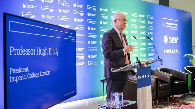 Professor Hugh Brady, President of Imperial College London. Credit: Fergus Burnett
